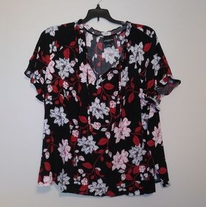Floral print blouse